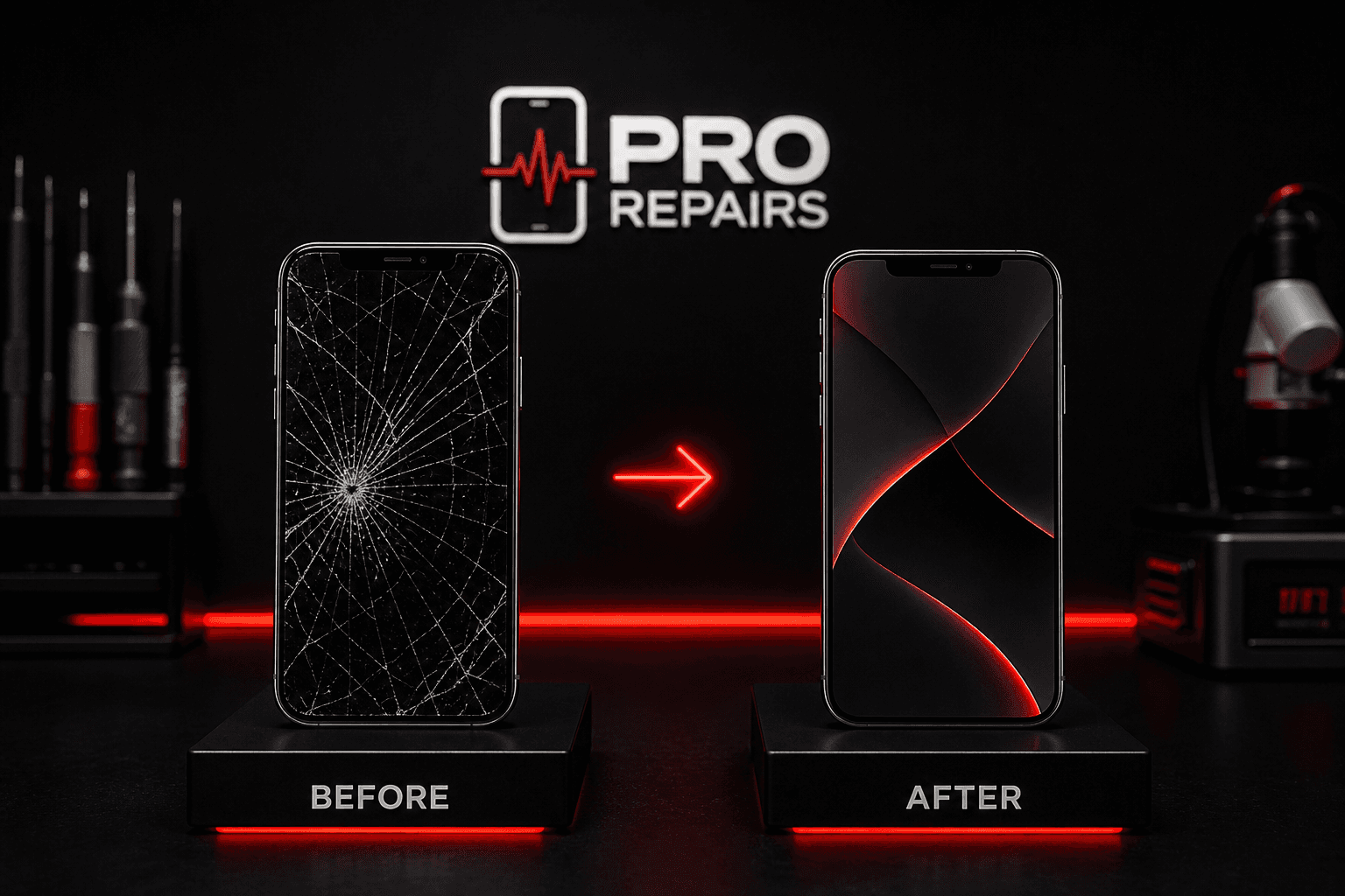 Πριν / Μετά — εξειδικευμένη υπηρεσία PROREPAIRS